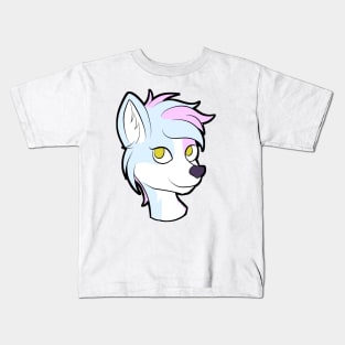 Blue and pink furry Kids T-Shirt